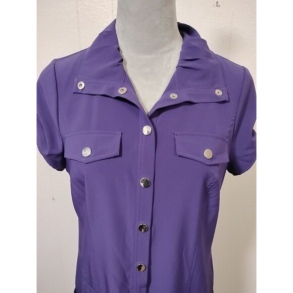 Chico’s Zenergy Women’s Dress Purple Size .05. Small Size 6 - Picture 3 of 8